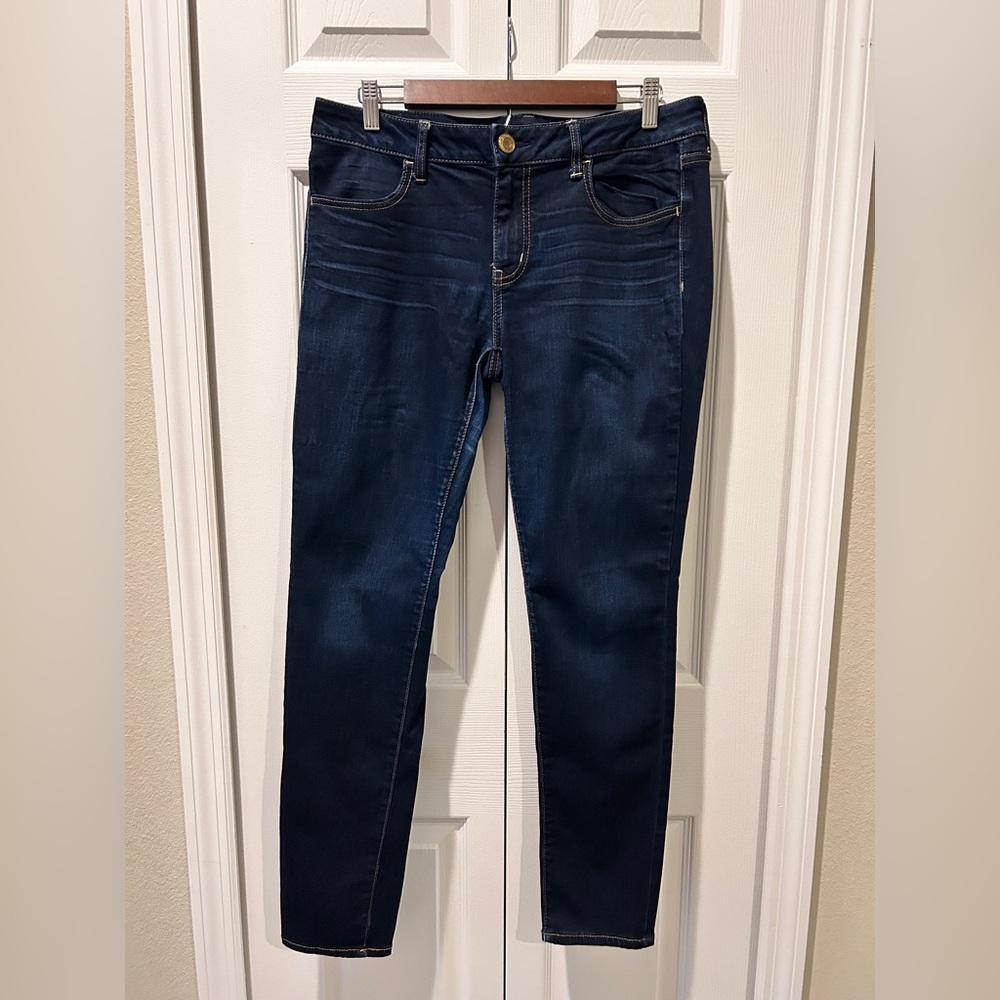American Eagle Outfitters Denim After Dark – Size 12 Jegging Super Stretch - Picture 3 of 5